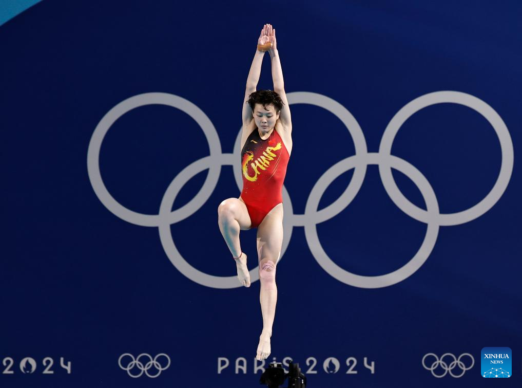 Chen Yiwen de China gana en prueba femenina de trampolín de 3m en ...