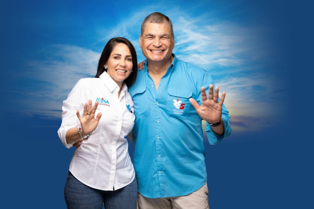 Luisa González posee el equipo y la preparación para aspirar a la Presidencia del Ecuador, sostiene el expresidente Rafael Correa.