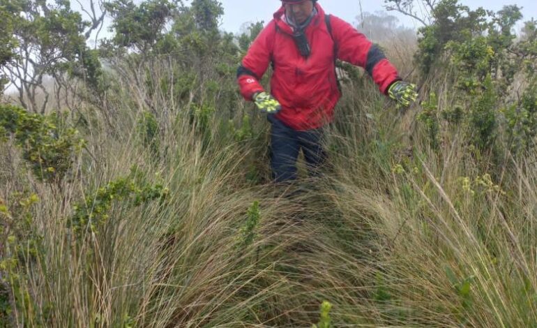  Continúa intensa búsqueda de deportista desaparecido en los Ilinizas: clima y desinformación complican el rescate