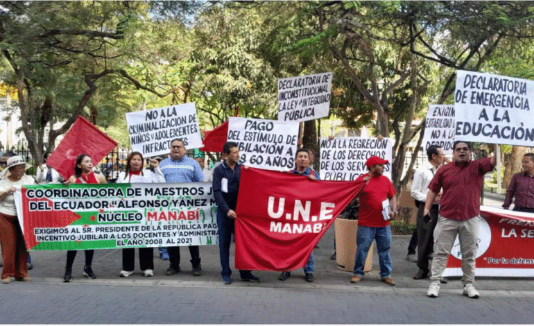  Movilizaciones contra medidas del Gobierno de Daniel Noboa se reactivan desde este 11 de julio 