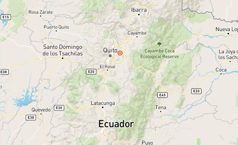  Sismo de magnitud 3.6 se registró en Quito este miércoles 6 de agosto