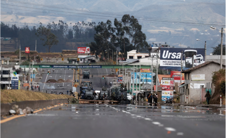  Protestas en Ecuador dejan 85 detenidos hasta este jueves 