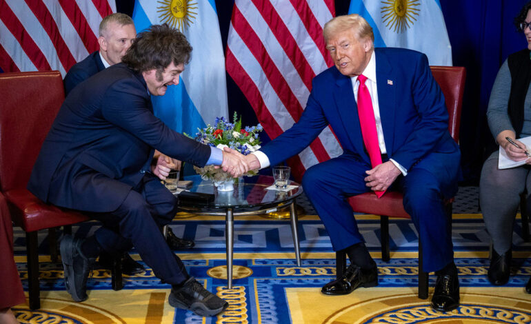  Las negociaciones para un auxilio del Tesoro anclan el encuentro de Milei con Trump