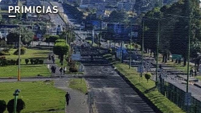  Pese al anuncio gubernamental, las vías en Imbabura siguen bloqueadas