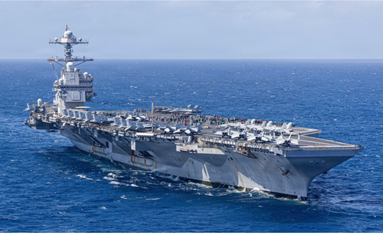  El portaviones más grande del mundo, de EE.UU., entra en el Mediterráneo en medio de tensiones con Irán
