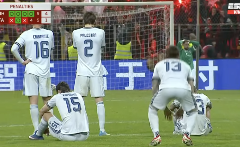  Italia arde en el peor de los infiernos, fuera del Mundial por tercera vez seguida