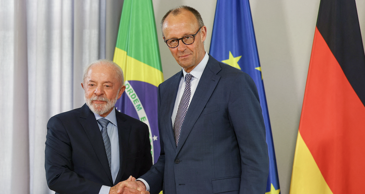 Merz recibe a presidente brasileño Lula, en visita de dos días a Alemania