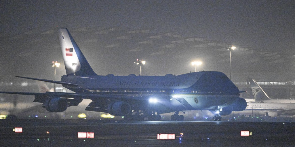 Trump llega a Beijing para una visita de Estado a China
