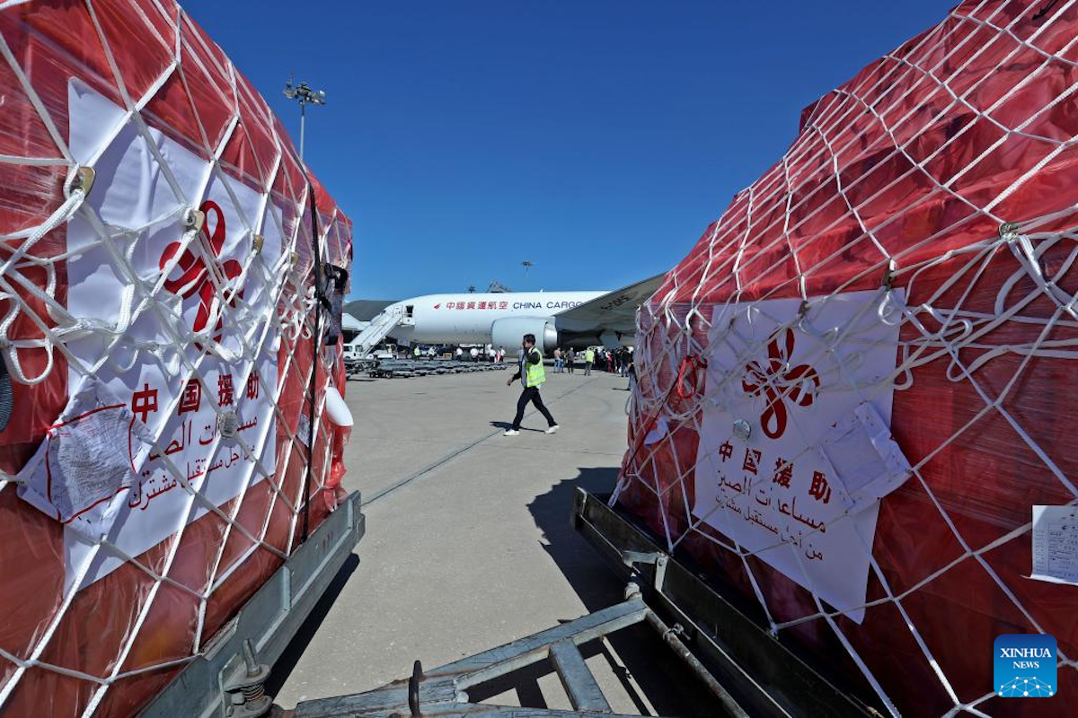 China envía ayuda humanitaria al Líbano en medio del conflicto actual
