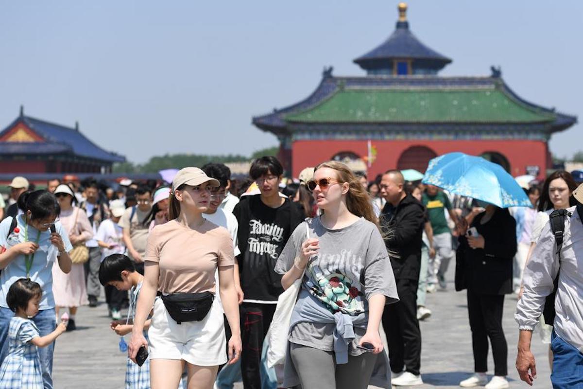 Beijing recibe más de 18 millones de visitas de turistas durante vacaciones por Primero de Mayo