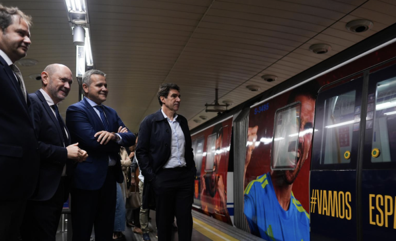  Fútbol/Mundial.- Un tren con imágenes de la selección española recorrerá la Línea 4 de Metro durante el torneo