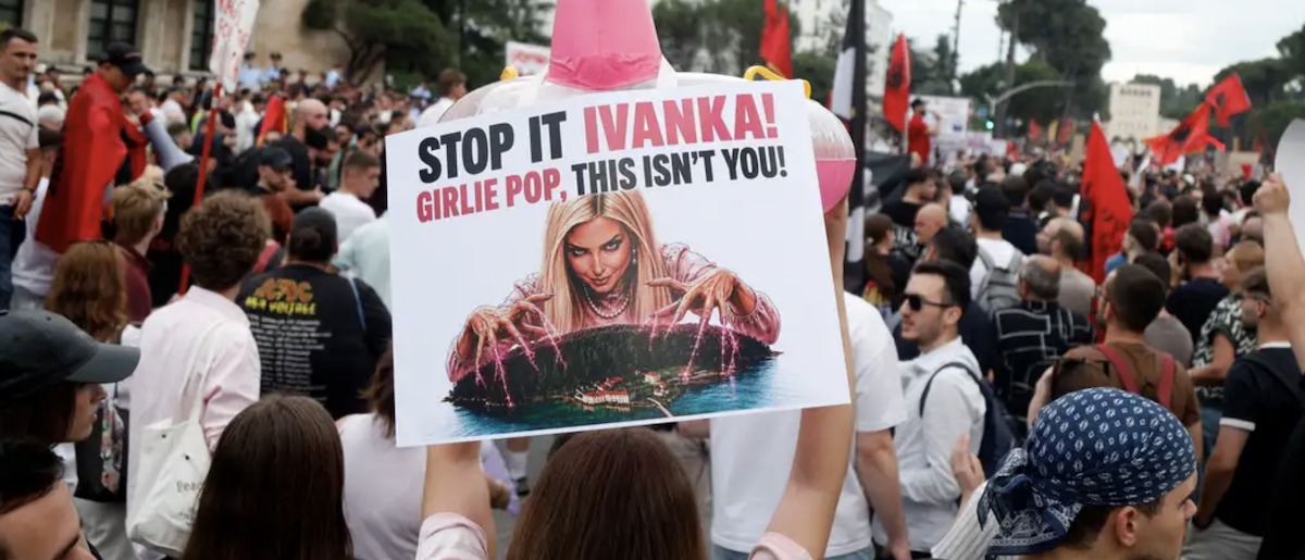 Albania: masivas protestas contra proyecto del yerno de Trump