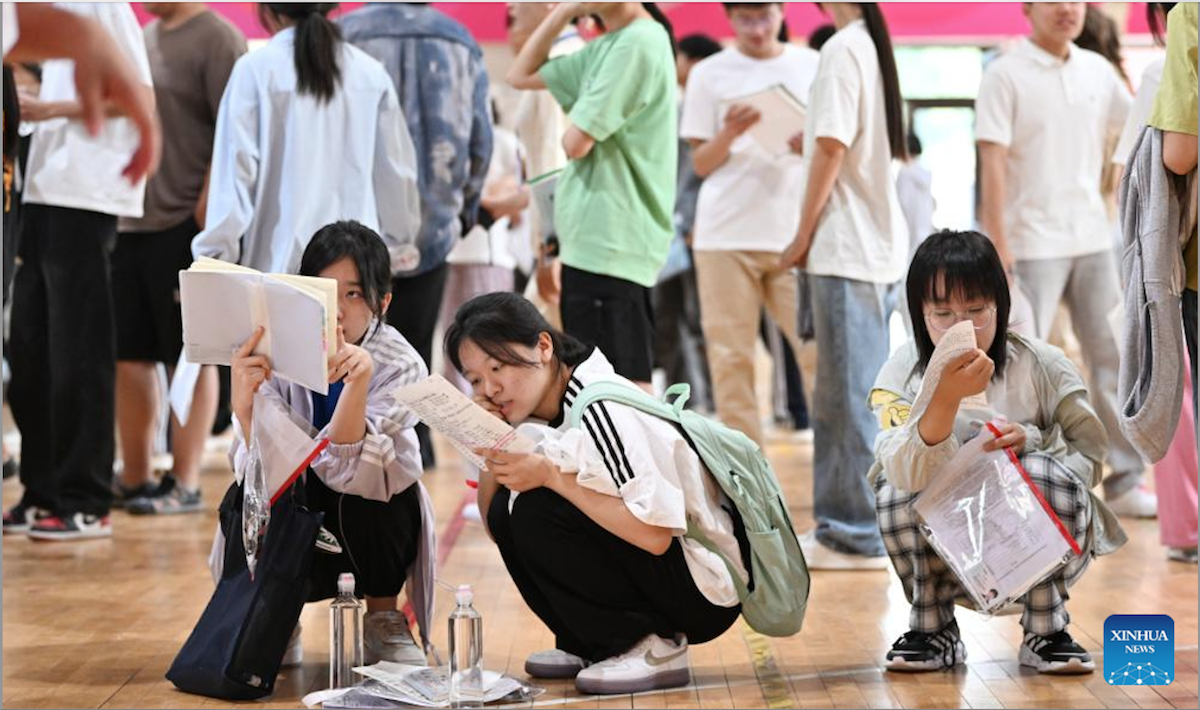 12,9 millones de estudiantes chinos se presentarán al examen anual de ingreso a la universidad