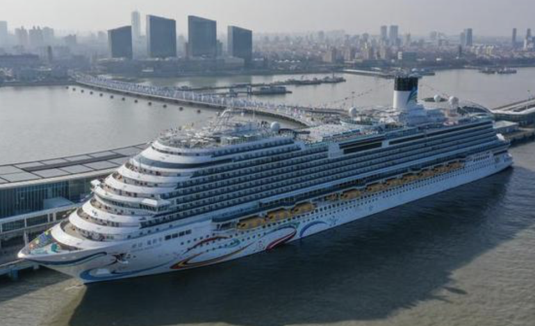  Primer crucero de fabricación china parte de Shanghai en viaje sin paradas y regreso al mismo puerto de origen