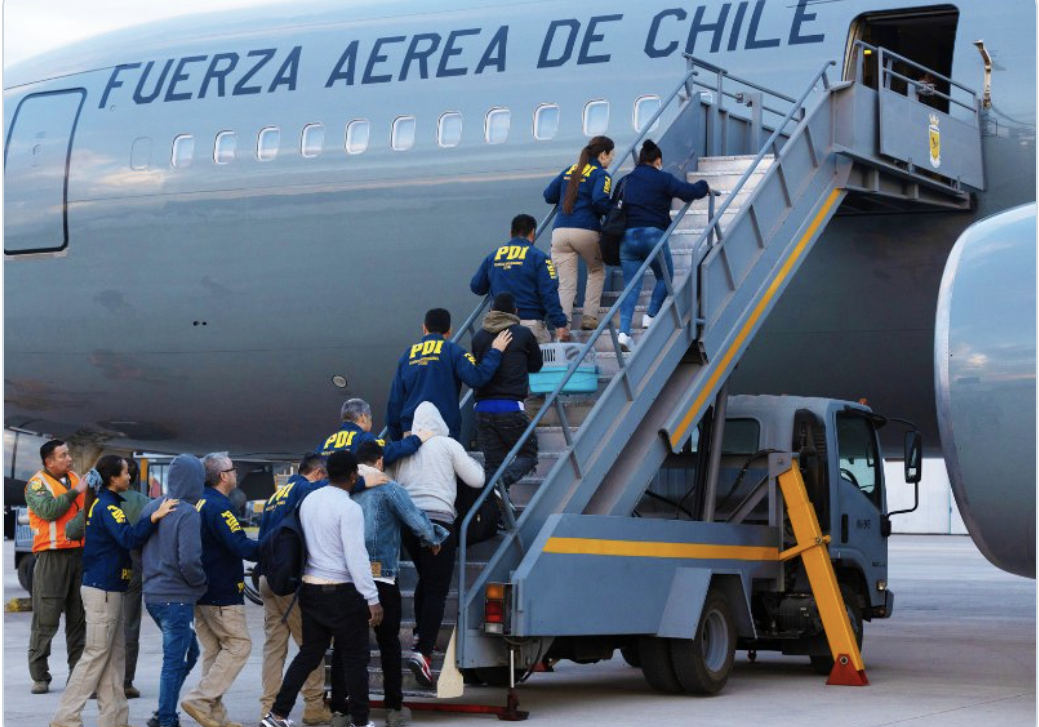 Chile registra en 2026 más deportaciones que en cualquiera de los últimos cuatro años