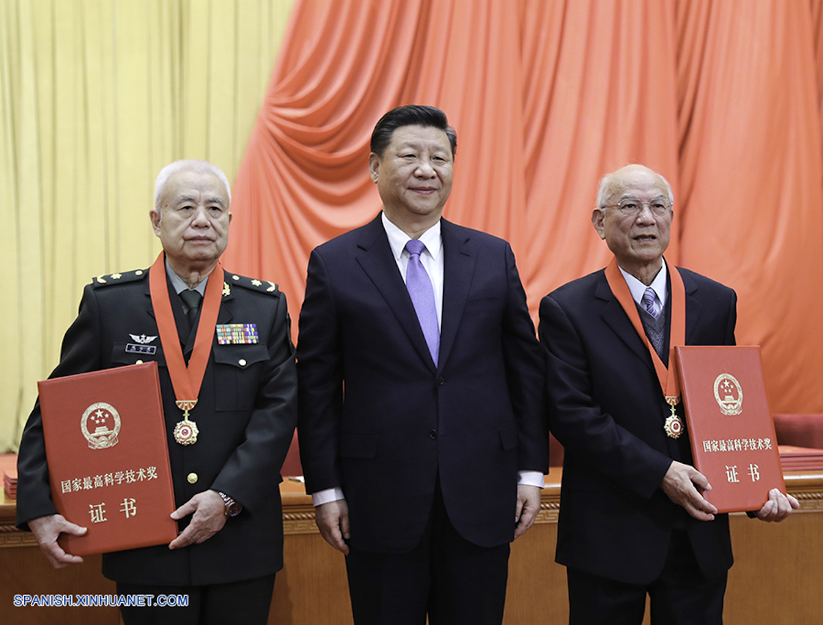 Dos académicos ganan máximo premio de ciencia y tecnología de China