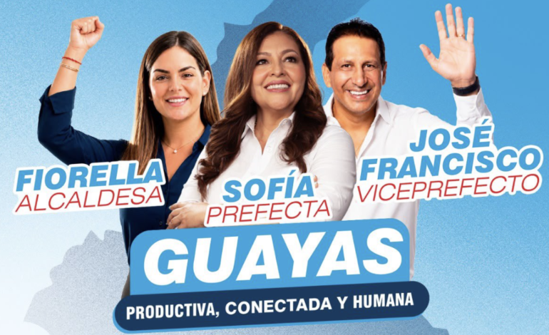  Correísmo mueve sus fichas en Guayas: Sofía Espín, José Francisco Cevallos y Fiorella Ycaza encabezan la apuesta electoral