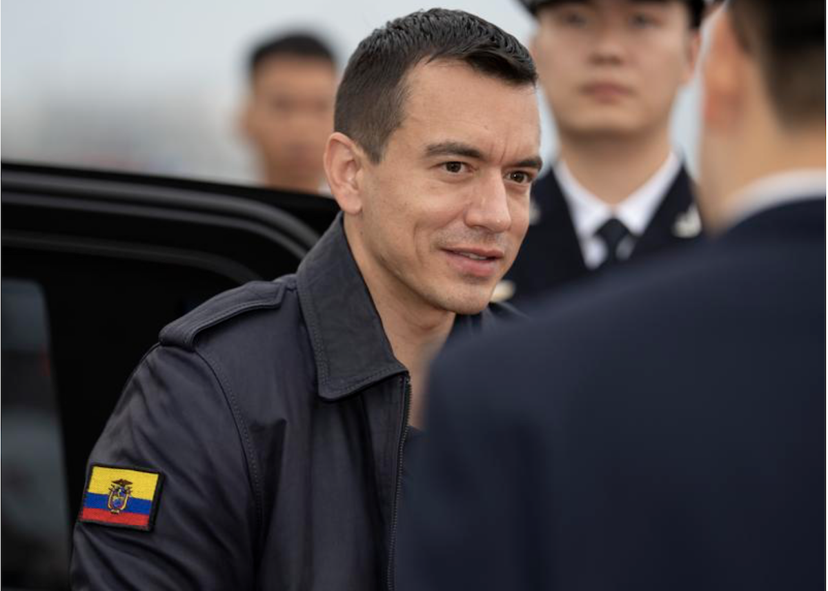Noboa aterrizó en China: comercio, inversiones y energía entran en la agenda clave con Xi Jinping