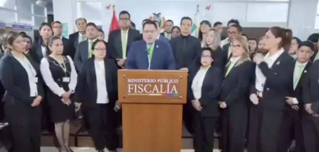 Fiscal de Bolivia exige respeto a soberanía tras ser aludido por narcotráfico por EEUU