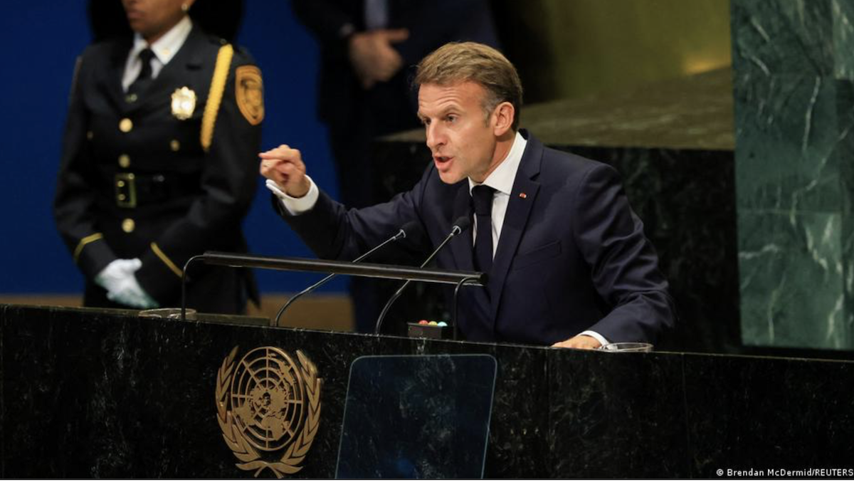Macron llama al mundo a mantenerse «firme junto a la ONU»
