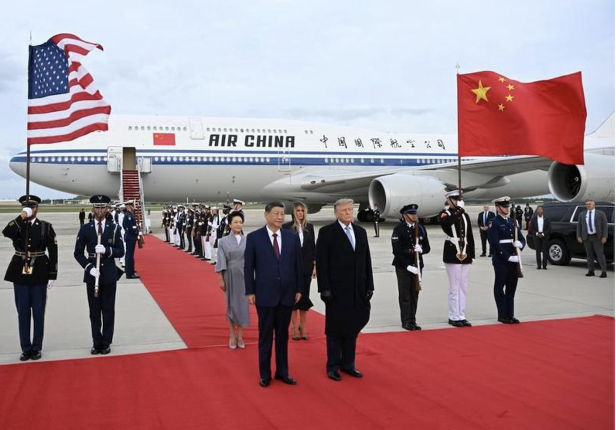 Trump rompe el protocolo para recibir a Xi: alfombra roja, 21 cañonazos y un mensaje que sacude la relación China-EE.UU.