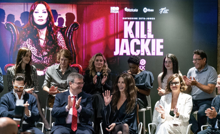  Zeta-Jones presenta en Bilbao en primicia internacional ‘Kill Jackie’, rodaje con un impacto de 258 millones en Bizkaia