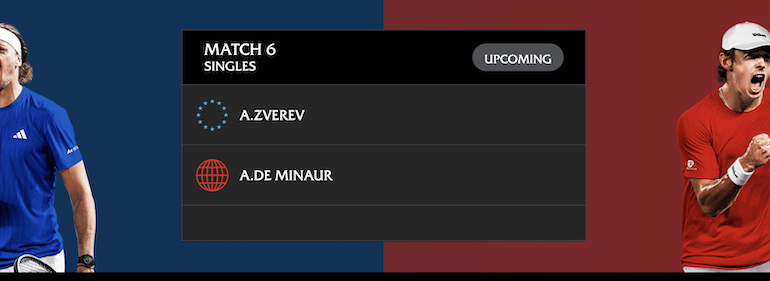  Laver Cup: Hoy juegan Zverev, Alcaraz, Fritz.