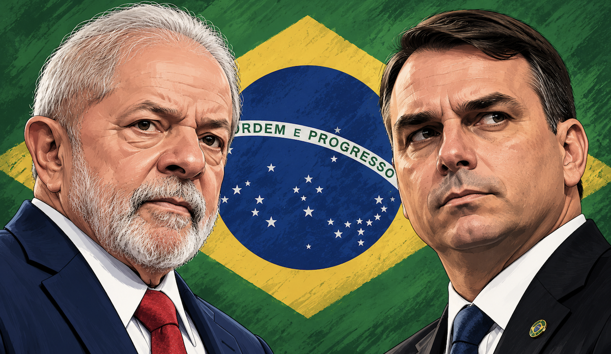 Brasil elige este domingo entre los modelos antagónicos de Lula y Flávio Bolsonaro en una contienda muy igualada